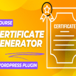 Course Certificate Generator WordPress Plugin
